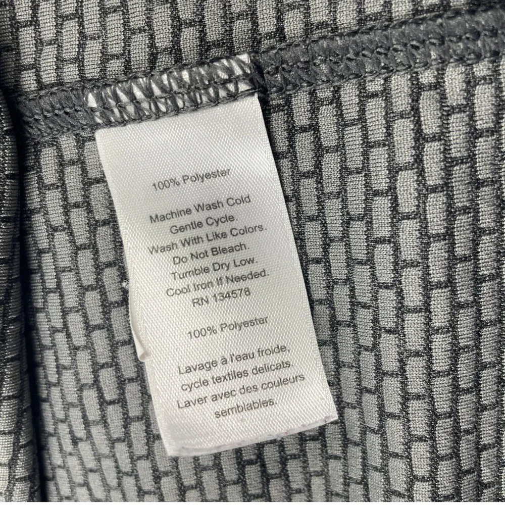 Vineyard Vines Pullover Mens L Gray Performance Quarter Zip Cabarrus Logo
